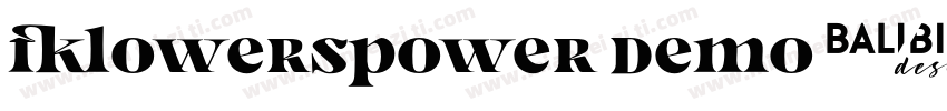 Flowerspower Demo字体转换